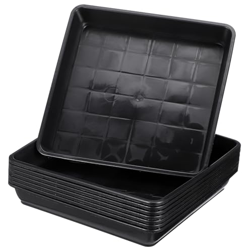 KONTONTY 8 Stück Teiliges Pflanzuntersetzer Kunststoff wasserdichte Bonsai Töpfe mit Innendurchmesser für Ordentliche Pflanzenpflege KONTONTY 8 Stück Teiliges Pflanzuntersetzer Kunststoff wasserdichte Bonsai Töpfe mit Innendurchmesser für Ordentliche Pflanzenpflege von KONTONTY