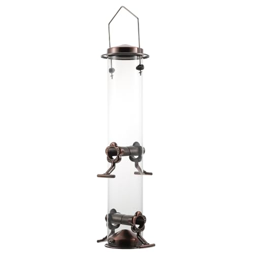 KONTONTY Bird Feeder -Werkzeug Kolibri Hängend Vogelfütterer Futterspender Vogelhäuschen Im Freien Samen Kreative Vogelhäuschen Futterstelle Für Wildvögel Outdoor -vogelhäuschen Metall von KONTONTY