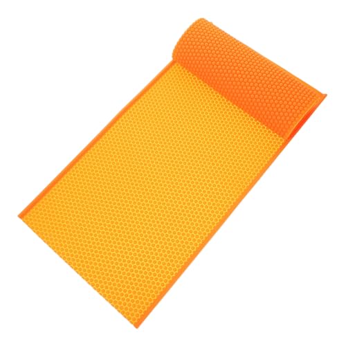 KONTONTY Flexible Bienenwachsplattenform DIY Prägeform für Wabenmuster Langlebig und Bruchsicher für Handwerksprojekte und Imkereibedarf von KONTONTY