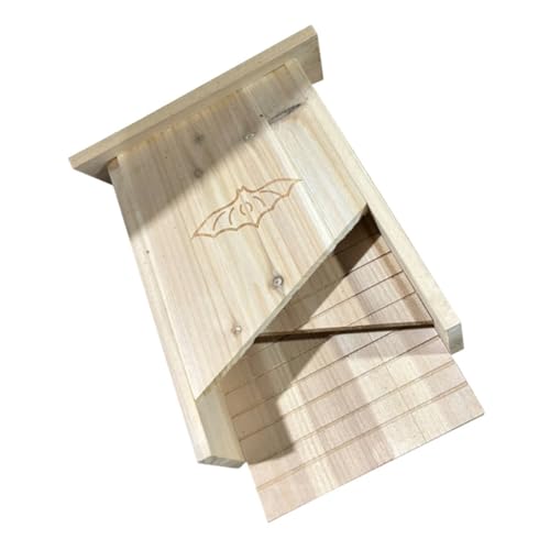 KONTONTY Fledermaushaus Holzerner Fledermauskasten Für Draußen Fledermausunterschlupf Garten Hofdeko Haustierhaus Hölzerner Fledermauskasten Fledermausunterschlupf Innenhof KONTONTY Fledermaushaus Holzerner Fledermauskasten Für Draußen Fledermausunterschlupf Garten Hofdeko Haustierhaus Hölzerner Fledermauskasten Fledermausunterschlupf Innenhof von KONTONTY