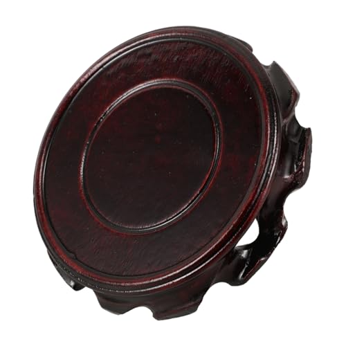 KONTONTY Holzsockel für Teekannen und Vasen Runde Basis für Bonsai und Pflanzen und Vielseitig für und Außendekoration für Yixing Teekannen und Orientalische Möbel Hochwertige KONTONTY Holzsockel für Teekannen und Vasen Runde Basis für Bonsai und Pflanzen und Vielseitig für und Außendekoration für Yixing Teekannen und Orientalische Möbel Hochwertige von KONTONTY