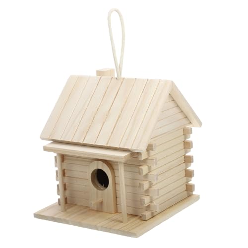 KONTONTY Vogelkäfig Für Papageien Atmungsaktives Vogelhaus Nistkasten Für Vögel Outdoor Brutkasten Für Wellensittiche Robustes Natürliche Farbe Ideal Für Garten Und Balkon KONTONTY Vogelkäfig Für Papageien Atmungsaktives Vogelhaus Nistkasten Für Vögel Outdoor Brutkasten Für Wellensittiche Robustes Natürliche Farbe Ideal Für Garten Und Balkon von KONTONTY
