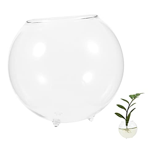 KONTONTY Micro-Landschaftsvase Aquarienlicht Vasen Aquariumdekorationen Schüssel Tank Luft hochzeitsdeko hochzeitsdeco glasvase Set Indoor Fountain Fischvorräte Fischglas für die Dekoration von KONTONTY