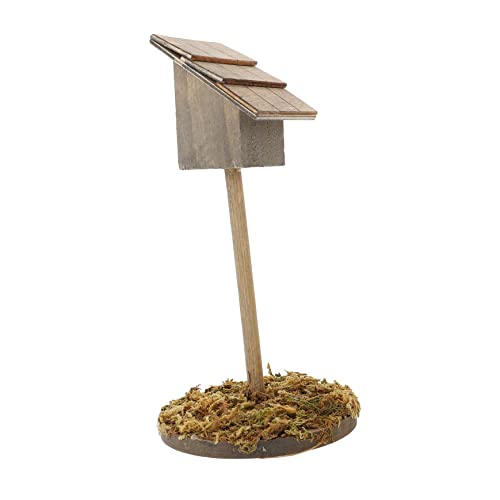 KONTONTY Simuliertes Vogelhaus Mini-dekorationswerkzeuge Terrarium Für Kinder Miniaturen Miniatur-vogelmodell Puppenhäuser Aus Holz Bastelholz Kunstfisch-vogelhäuser Statue Hölzern Haushalt von KONTONTY