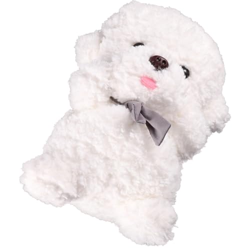 KONTONTY Stuffed Animal Hund Süßer Plüsch- Kuschliger Spielgefährte Für Deko Geeignet Weißer -Hund Für Haustierliebhaber KONTONTY Stuffed Animal Hund Süßer Plüsch- Kuschliger Spielgefährte Für Deko Geeignet Weißer -Hund Für Haustierliebhaber von KONTONTY