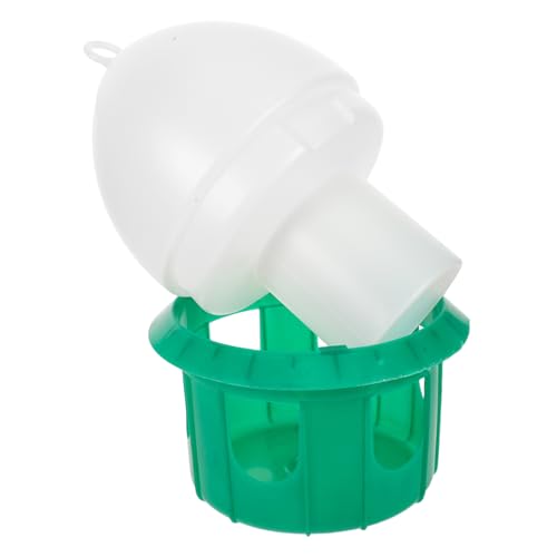 KONTONTY Vogel-wasserspender Kunststoff Transparenter Trinkbehälter für Wellensittiche Nymphensittiche Tauben Hygienisch Einfach zu Reinigen Großer Vogelkäfig Trinkautomat von KONTONTY