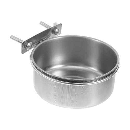 KONTONTY Vogelfutternapf Multifunktionale Futter und Wasserschale für Papageien Wellensittiche und Vögel Mittelgroß Durchmesser Zubehör für Vogelkäfige von KONTONTY