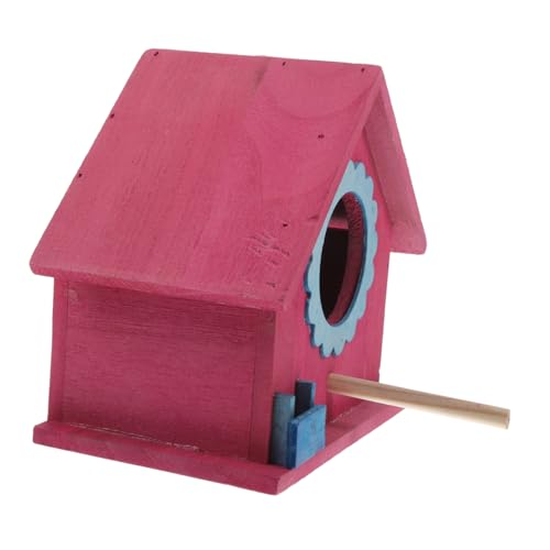 KONTONTY Einzigartiges Vogelhäuschen Aus Holz Für Den Außenbereich Vogelhäuschen Hängedekor Für Vögel KONTONTY Einzigartiges Vogelhäuschen Aus Holz Für Den Außenbereich Vogelhäuschen Hängedekor Für Vögel von KONTONTY