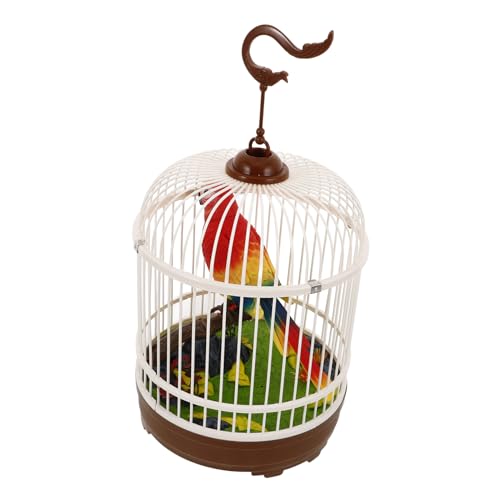 KONTONTY Mini-vogelsimulation Käfig Geräusche-aktivierte Vogel Spielzeug Kunststoff Vogelkäfig Spielzeug Simulation Vogelkäfig KONTONTY Mini-vogelsimulation Käfig Geräusche-aktivierte Vogel Spielzeug Kunststoff Vogelkäfig Spielzeug Simulation Vogelkäfig von KONTONTY