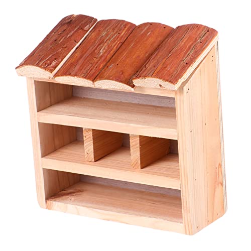 KONTONTY Vogelnest vogelhaus Bird House Vogeldeko Vogelkäfig im Freien Produkt Wellensittich Nisthaus dekorative Vogelhäuser Vogel im Freien für draußen klein Vogelnest aus Holz KONTONTY Vogelnest vogelhaus Bird House Vogeldeko Vogelkäfig im Freien Produkt Wellensittich Nisthaus dekorative Vogelhäuser Vogel im Freien für draußen klein Vogelnest aus Holz von KONTONTY