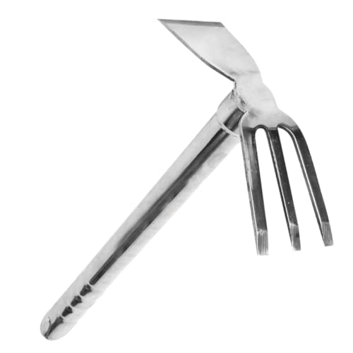 KONTONTY Gartenhacke Aus Metall Kleine Handhacke Für Gartenarbeit Robustes Werkzeug Zum Jäten Mit Langem Stiel Für Bequemen Gebrauch KONTONTY Gartenhacke Aus Metall Kleine Handhacke Für Gartenarbeit Robustes Werkzeug Zum Jäten Mit Langem Stiel Für Bequemen Gebrauch von KONTONTY