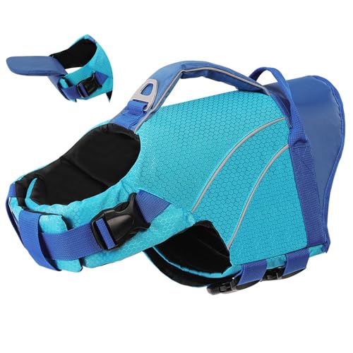 Hunde Schwimmweste,Hundeschwimmweste Mittelgroße mit abnehmbarem Frontauftrieb & Reflektoren, Rettungsweste für Hunde zum Bootfahren,Kanufahren,Schwimmen,Surfen,Größe XS-XXL| KONVINIT Dog Life Jacket Hunde Schwimmweste,Hundeschwimmweste Mittelgroße mit abnehmbarem Frontauftrieb & Reflektoren, Rettungsweste für Hunde zum Bootfahren,Kanufahren,Schwimmen,Surfen,Größe XS-XXL| KONVINIT Dog Life Jacket von KONVINIT