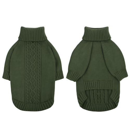 KONVINIT Hundepullover für kleine Hunde Warme Hundepulli mit Stehkragen und Langen Ärmeln,Passend für kleine Hunde (z.B. Chihuahua, Teacup) KONVINIT Hundepullover für kleine Hunde Warme Hundepulli mit Stehkragen und Langen Ärmeln,Passend für kleine Hunde (z.B. Chihuahua, Teacup) von KONVINIT