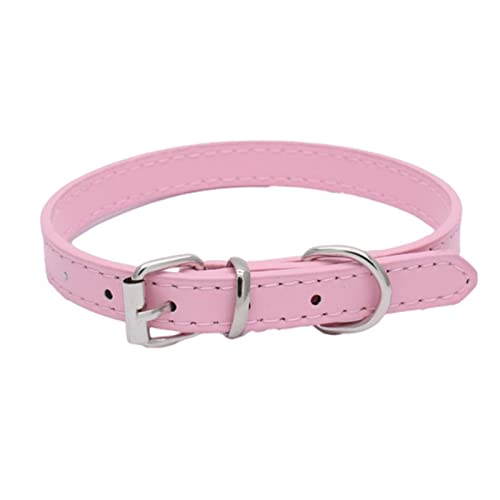 KOOBS Hundegeschirr 5 Ppc Legierung Schnallen Hundekragen Katzenkragen Größe Verstellbarer Kleiner Und Mittelgroßer Hundepapierkragen Hundeversorgung-Pink,51 2.5Cm von KOOBS