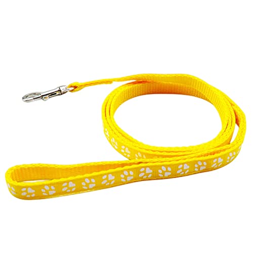 KOOBS Hundegeschirr Einstellbare Hundeberechnung Leine Welpe Outdoor Walk -Leine Chihuahua Haustierleine-J,1.0Cmx1.2M von KOOBS