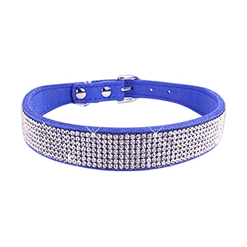 KOOBS Hundegeschirr Hundekristallkristall Glitzer Strass-Deep Blue,M von KOOBS