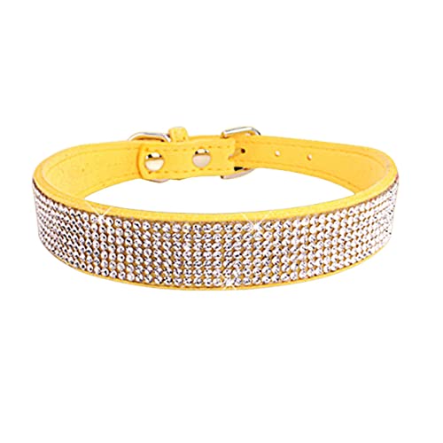 KOOBS Hundegeschirr Hundekristallkristall Glitzer Strass-Yellow,S von KOOBS