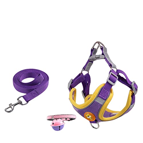 KOOBS Hundegeschirr Weste Typ Hunde Leine Kleine Hundebrustgurt Welpe Welpe Walking Hunde Leine Hundekette-XL,D KOOBS Hundegeschirr Weste Typ Hunde Leine Kleine Hundebrustgurt Welpe Welpe Walking Hunde Leine Hundekette-XL,D von KOOBS