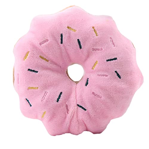 KOOBS Hundespielzeug 2 Pack Welpe Plüschkundige Spielzeug Für Kleine Bis Mittlere Hunde, Für Haustierkatze, Welpenzubehör-Pink Donut KOOBS Hundespielzeug 2 Pack Welpe Plüschkundige Spielzeug Für Kleine Bis Mittlere Hunde, Für Haustierkatze, Welpenzubehör-Pink Donut von KOOBS