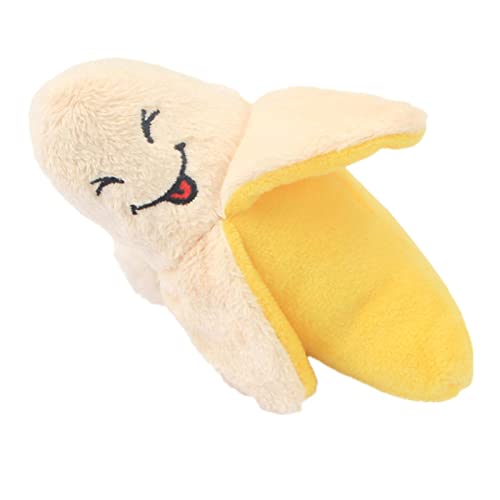 KOOBS Hundespielzeug 2Pc Pet Toys Plush Squeaky Toys Anti-Bite Clean Welpen Training Spielzeug Weiches Gemüse Früchte Haustier Vorräte-Banana KOOBS Hundespielzeug 2Pc Pet Toys Plush Squeaky Toys Anti-Bite Clean Welpen Training Spielzeug Weiches Gemüse Früchte Haustier Vorräte-Banana von KOOBS