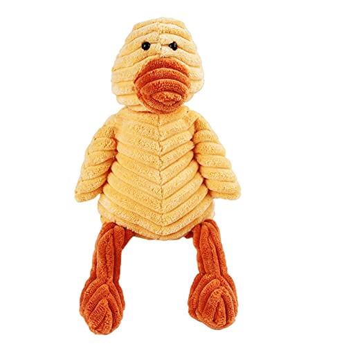KOOBS Hundespielzeug Cord -Hundespielzeug Für Große Große Hunde Tierform Plüsch Haustier Welpe Quietschende Bissfestspielzeug Haustier Vorräte-Duck KOOBS Hundespielzeug Cord -Hundespielzeug Für Große Große Hunde Tierform Plüsch Haustier Welpe Quietschende Bissfestspielzeug Haustier Vorräte-Duck von KOOBS