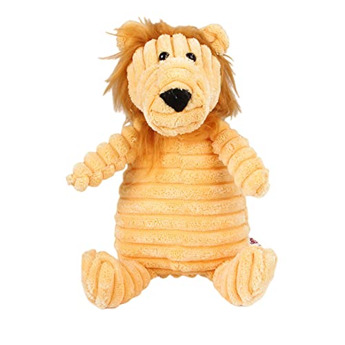 KOOBS Hundespielzeug Cord -Hundespielzeug Für Große Große Hunde Tierform Plüsch Haustier Welpe Quietschende Bissfestspielzeug Haustier Vorräte-Lion KOOBS Hundespielzeug Cord -Hundespielzeug Für Große Große Hunde Tierform Plüsch Haustier Welpe Quietschende Bissfestspielzeug Haustier Vorräte-Lion von KOOBS