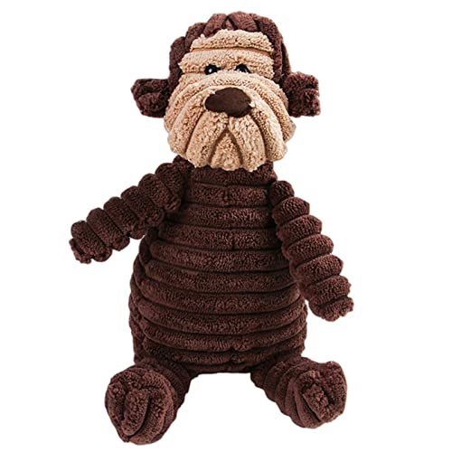 KOOBS Hundespielzeug Cord -Hundespielzeug Für Große Große Hunde Tierform Plüsch Haustier Welpe Quietschende Bissfestspielzeug Haustier Vorräte-Monkey KOOBS Hundespielzeug Cord -Hundespielzeug Für Große Große Hunde Tierform Plüsch Haustier Welpe Quietschende Bissfestspielzeug Haustier Vorräte-Monkey von KOOBS