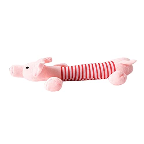 KOOBS Hundespielzeug Haustier -Hund Spielzeug Quietschen Plüschspielzeug Für Alle Welpen -Haustier -Soundspielzeug Lustiger Langlebiger Kauen Zögern Tierversorgungen-Pink Pig KOOBS Hundespielzeug Haustier -Hund Spielzeug Quietschen Plüschspielzeug Für Alle Welpen -Haustier -Soundspielzeug Lustiger Langlebiger Kauen Zögern Tierversorgungen-Pink Pig von KOOBS