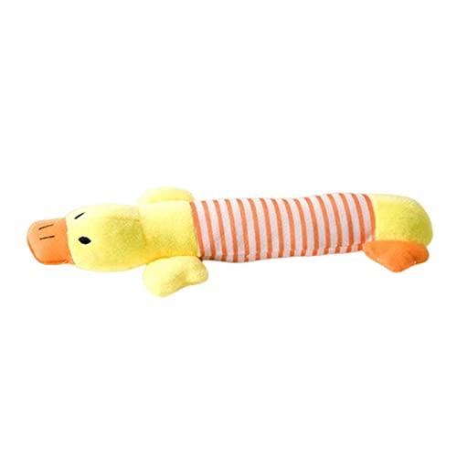 KOOBS Hundespielzeug Haustier -Hund Spielzeug Quietschen Plüschspielzeug Für Alle Welpen -Haustier -Soundspielzeug Lustiger Langlebiger Kauen Zögern Tierversorgungen-Yellow Duck KOOBS Hundespielzeug Haustier -Hund Spielzeug Quietschen Plüschspielzeug Für Alle Welpen -Haustier -Soundspielzeug Lustiger Langlebiger Kauen Zögern Tierversorgungen-Yellow Duck von KOOBS