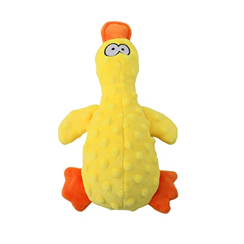 KOOBS Hundespielzeug Haustiere Plüsch Quietschende Hund Spielzeug Lustige Ente Kauen Reinigung Zähne Spielzeug Welpe Training Interaktive Versorgung-Yellow KOOBS Hundespielzeug Haustiere Plüsch Quietschende Hund Spielzeug Lustige Ente Kauen Reinigung Zähne Spielzeug Welpe Training Interaktive Versorgung-Yellow von KOOBS