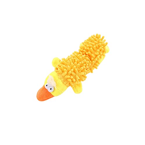 KOOBS Hundespielzeug Langlebige Haustierhund -Plüsch -Tierform Mit Quietscher Für Kleine Hundepuppenkauen Reinigungsspielzeug-Yellow Duck,As The Pictures KOOBS Hundespielzeug Langlebige Haustierhund -Plüsch -Tierform Mit Quietscher Für Kleine Hundepuppenkauen Reinigungsspielzeug-Yellow Duck,As The Pictures von KOOBS