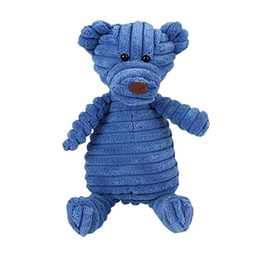 KOOBS Hundespielzeug Plüsch Hund Spielzeug Tierform Biss Resistant Quietschen Spielzeug Cord -Hundespielzeug Kleiner Hund Welpe Haustier Training Accessoires-Bear KOOBS Hundespielzeug Plüsch Hund Spielzeug Tierform Biss Resistant Quietschen Spielzeug Cord -Hundespielzeug Kleiner Hund Welpe Haustier Training Accessoires-Bear von KOOBS