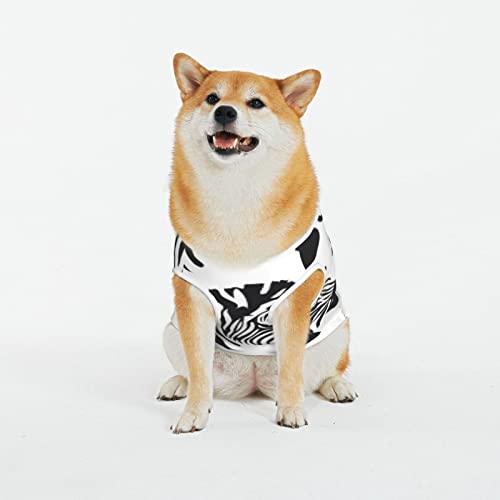 Hunde-T-Shirts mit Zebramuster, weich, atmungsaktiv, für große Hunde (XL-5XL) von KOOLR