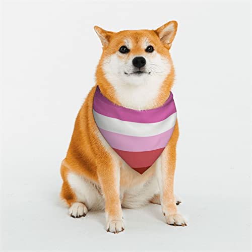 Hundehalstuch, Regenbogen-Flagge, weich und atmungsaktiv, Dreieckstuch für große Hunde, mittelgroße und kleine Hunde, Katzen von KOOLR