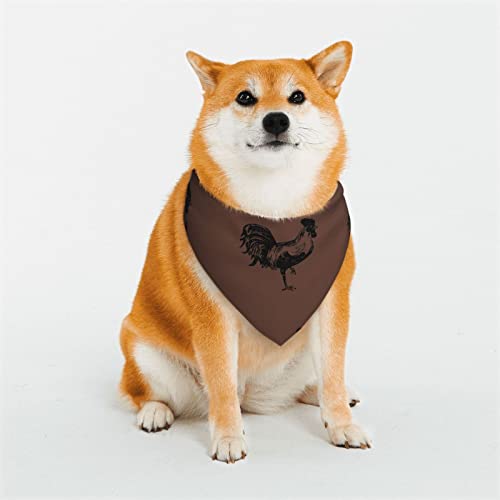 Hundehalstuch, mit Hahndruck, weich, atmungsaktiv, Dreieckstuch für große Hunde, mittelgroße und kleine Hunde, Katzen, Schwarz Hundehalstuch, mit Hahndruck, weich, atmungsaktiv, Dreieckstuch für große Hunde, mittelgroße und kleine Hunde, Katzen, Schwarz von KOOLR