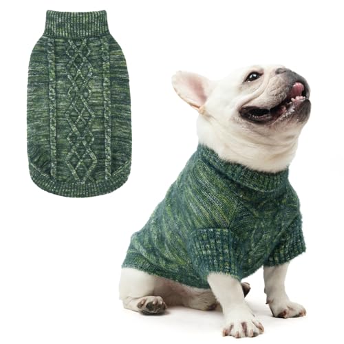 KOOLTAIL Fleece-Hundepullover, Rollkragen, warme Winterkleidung für kaltes Wetter, Samt, dick, weich, Haustier-Sweatshirt, Pullover, Outfit für kleine, mittelgroße und große Hunde, Welpen, Katzen, KOOLTAIL Fleece-Hundepullover, Rollkragen, warme Winterkleidung für kaltes Wetter, Samt, dick, weich, Haustier-Sweatshirt, Pullover, Outfit für kleine, mittelgroße und große Hunde, Welpen, Katzen, von KOOLTAIL