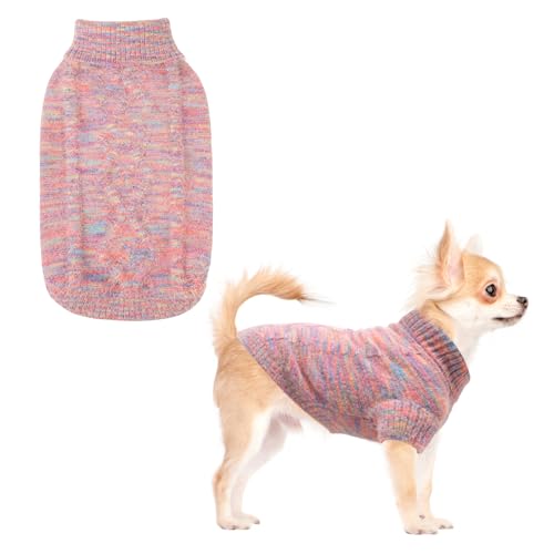 KOOLTAIL Fleece-Hundepullover, Rollkragen, warme Winterkleidung für kaltes Wetter, Samt, dick, weich, Haustier-Sweatshirt, Pullover, Outfit für kleine, mittelgroße und große Hunde, Welpen, Katzen, KOOLTAIL Fleece-Hundepullover, Rollkragen, warme Winterkleidung für kaltes Wetter, Samt, dick, weich, Haustier-Sweatshirt, Pullover, Outfit für kleine, mittelgroße und große Hunde, Welpen, Katzen, von KOOLTAIL