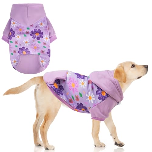 KOOLTAIL Hunde-Kapuzenpullover, weicher Hundepullover, Frühlingshundemäntel, warme Fleece-Haustierkleidung, Kapuzen-Sweatshirt mit Tasche für kleine, mittelgroße und große Hunde, Katzen, Jungen, KOOLTAIL Hunde-Kapuzenpullover, weicher Hundepullover, Frühlingshundemäntel, warme Fleece-Haustierkleidung, Kapuzen-Sweatshirt mit Tasche für kleine, mittelgroße und große Hunde, Katzen, Jungen, von KOOLTAIL
