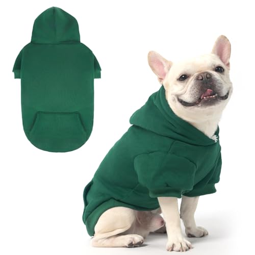 KOOLTAIL Hunde-Kapuzenpullover - Weicher und Warmer Wintermantel Mit Leinenloch und Tasche, Kaltes Wetter Kleidung, Sweatshirt für Kleine, Mittelgroße und Große Hunde KOOLTAIL Hunde-Kapuzenpullover - Weicher und Warmer Wintermantel Mit Leinenloch und Tasche, Kaltes Wetter Kleidung, Sweatshirt für Kleine, Mittelgroße und Große Hunde von KOOLTAIL