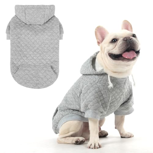 KOOLTAIL Hunde-Kapuzenpullover mit Hut und Tasche für kleine, mittelgroße und große Hunde, warmer, weicher Hundemantel für kaltes Wetter, Kleeblatt-Laminierte Baumwolle, Kapuzen-Sweatshirt, Outfit für KOOLTAIL Hunde-Kapuzenpullover mit Hut und Tasche für kleine, mittelgroße und große Hunde, warmer, weicher Hundemantel für kaltes Wetter, Kleeblatt-Laminierte Baumwolle, Kapuzen-Sweatshirt, Outfit für von KOOLTAIL