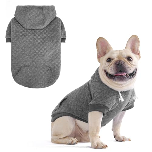 KOOLTAIL Hunde-Kapuzenpullover mit Hut und Tasche für kleine, mittelgroße und große Hunde, warmer, weicher Hundemantel für kaltes Wetter, Kleeblatt-Laminierte Baumwolle, Kapuzen-Sweatshirt für Welpen KOOLTAIL Hunde-Kapuzenpullover mit Hut und Tasche für kleine, mittelgroße und große Hunde, warmer, weicher Hundemantel für kaltes Wetter, Kleeblatt-Laminierte Baumwolle, Kapuzen-Sweatshirt für Welpen von KOOLTAIL