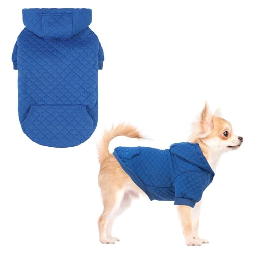KOOLTAIL Hunde-Kapuzenpullover mit Hut und Tasche für kleine, mittelgroße und große Hunde, warmer, weicher Hundemantel für kaltes Wetter, Kleeblatt-Laminierte Baumwolle, Kapuzen-Sweatshirt für Welpen KOOLTAIL Hunde-Kapuzenpullover mit Hut und Tasche für kleine, mittelgroße und große Hunde, warmer, weicher Hundemantel für kaltes Wetter, Kleeblatt-Laminierte Baumwolle, Kapuzen-Sweatshirt für Welpen von KOOLTAIL