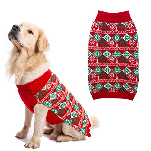 KOOLTAIL Hundepullover mit Weihnachts-Motiv, für den Winter, Größe S / L von KOOLTAIL