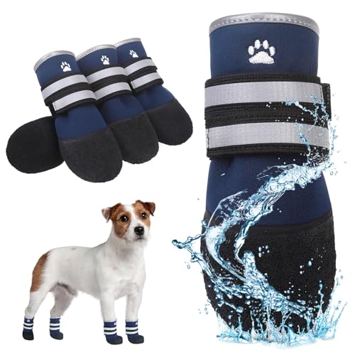 KOOLTAIL Hundeschuhe für heißen Gehweg, Sommer-Hundeschuhe für kleine, mittelgroße und große Hunde, wasserdicht, rutschfeste Hundestiefel und Pfotenschutz für Hartholzböden, Wasserschuhe für drinnen KOOLTAIL Hundeschuhe für heißen Gehweg, Sommer-Hundeschuhe für kleine, mittelgroße und große Hunde, wasserdicht, rutschfeste Hundestiefel und Pfotenschutz für Hartholzböden, Wasserschuhe für drinnen von KOOLTAIL