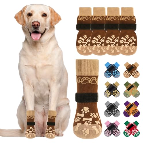 KOOLTAIL Hundesocken für heiße und kalte Gehwege, um das Lecken der Pfoten zu verhindern, Hundestiefel und Pfotenschutz für Hartholzböden, rutschfest, Traktionskontrolle, kein Verdrehen, für kleine KOOLTAIL Hundesocken für heiße und kalte Gehwege, um das Lecken der Pfoten zu verhindern, Hundestiefel und Pfotenschutz für Hartholzböden, rutschfest, Traktionskontrolle, kein Verdrehen, für kleine von KOOLTAIL