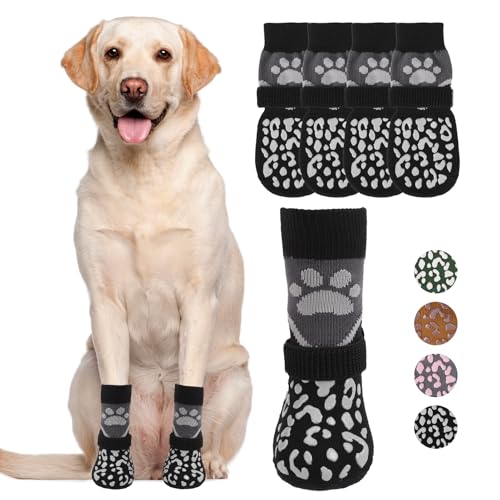 KOOLTAIL Hundesocken für heißes/kaltes Pflaster, Verhindert Lecken & Kratzen bei heißem/kaltem Pflaster. rutschfeste Hundeschuhe mit Traktionsprofil für kleine, mittlere, große und ältere Hunde KOOLTAIL Hundesocken für heißes/kaltes Pflaster, Verhindert Lecken & Kratzen bei heißem/kaltem Pflaster. rutschfeste Hundeschuhe mit Traktionsprofil für kleine, mittlere, große und ältere Hunde von KOOLTAIL