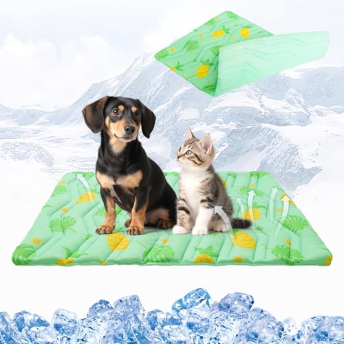 KOOLTAIL Kühlmatte für Hunde, verbessertes zweiseitiges Kühlkissen für Hunde, Katzen, Welpen, weiche Haustier-Schlafdecke, hält im Sommer kühl mit niedlichem Obstmuster, waschbar, wasserdicht, für KOOLTAIL Kühlmatte für Hunde, verbessertes zweiseitiges Kühlkissen für Hunde, Katzen, Welpen, weiche Haustier-Schlafdecke, hält im Sommer kühl mit niedlichem Obstmuster, waschbar, wasserdicht, für von KOOLTAIL