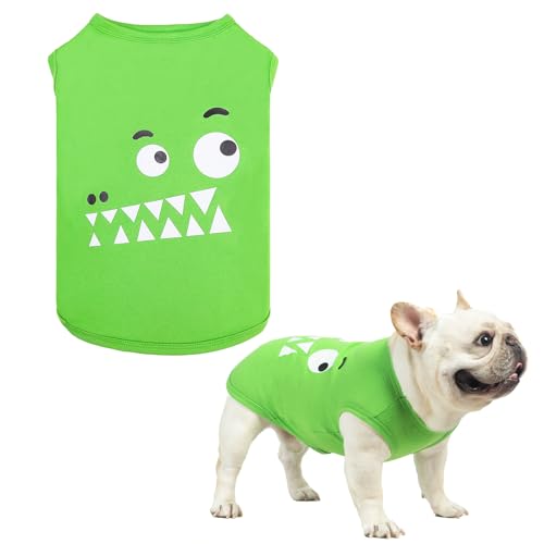 KOOLTAIL Lustige Hundekleidung für kleine und mittelgroße Hunde, weich, atmungsaktiv, modisch, niedlich, ärmellos, strapazierfähige Hundebekleidung, niedliches trendiges Haustier-Outfit für Jungen und von KOOLTAIL