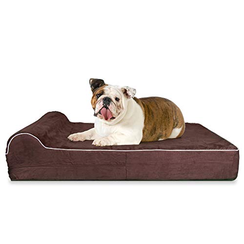 KOPEKS Orthopädisches Hundebett aus Memory-Schaum mit Kissen und wasserdichtem Futter & Anti-Rutsch-Boden KOPEKS Orthopädisches Hundebett aus Memory-Schaum mit Kissen und wasserdichtem Futter & Anti-Rutsch-Boden von KOPEKS