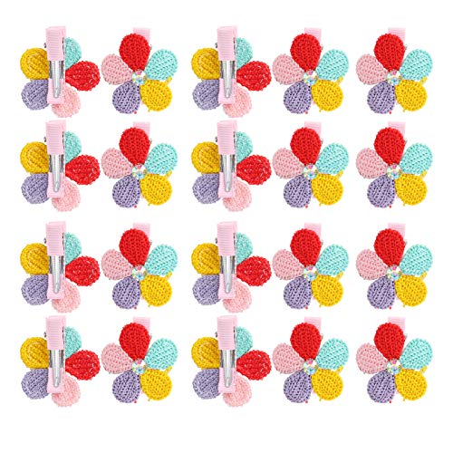 KOSDFOGE Pet Hairpin Colorful Polyester 20PCS Flower Knot Hair Clip Headwear Decoration Accessory Cats Dogs KOSDFOGE Pet Hairpin Colorful Polyester 20PCS Flower Knot Hair Clip Headwear Decoration Accessory Cats Dogs von KOSDFOGE